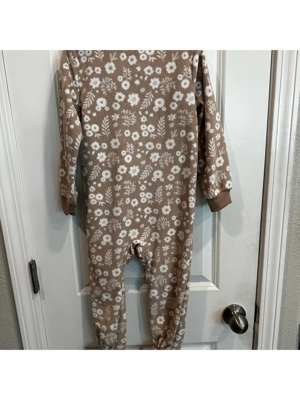 Gerber Brown Floral Kids One Piece Footie